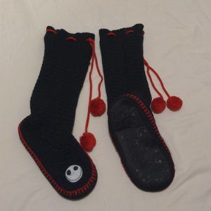 Disney Parks Jack Skellington knit boots